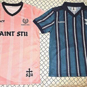Two Designer / Streetwear Soccer Futbol Jersey Lot NEW Size Large / Med